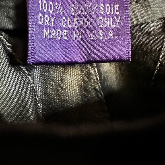 Ralph Lauren Purple Label Silk Pants.  Size 2 - Picture 9 of 10